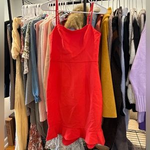 FRENCH CONNECTION RED DRESS